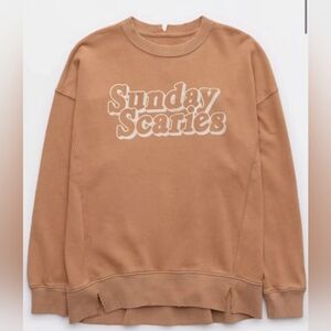 Aerie Sunday Scaries Oversized Sweatshirt